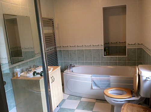 Single bedroom bathroom